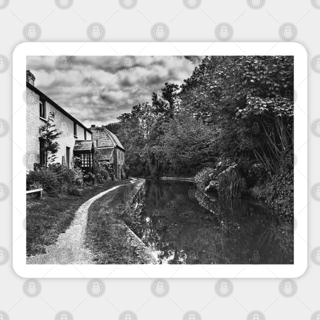 Canalside Cottages At Talybont Sticker by IanWL